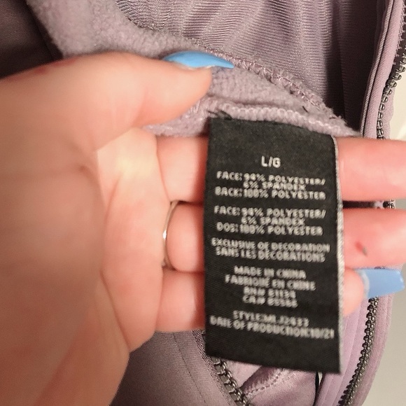 Swiss Alps L Soft-shell purple coat - Picture 4 of 6